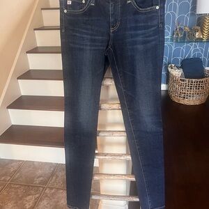 Ag Adriano Goldschmied Blue Skinny Jeans